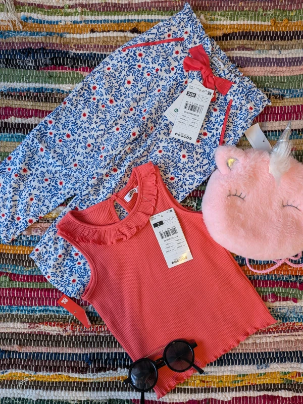 Ensemble fleuri filles 2 à 3 ans
