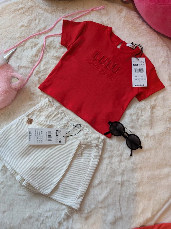 Ensemble 2 pièces  fille 24 mois